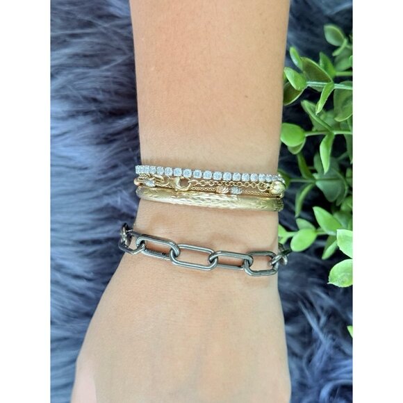 Pandora Me Ruthenium Plated Link Bracelet - Picture 6 of 7